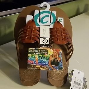 Cobian womens bethany size 10 flops new